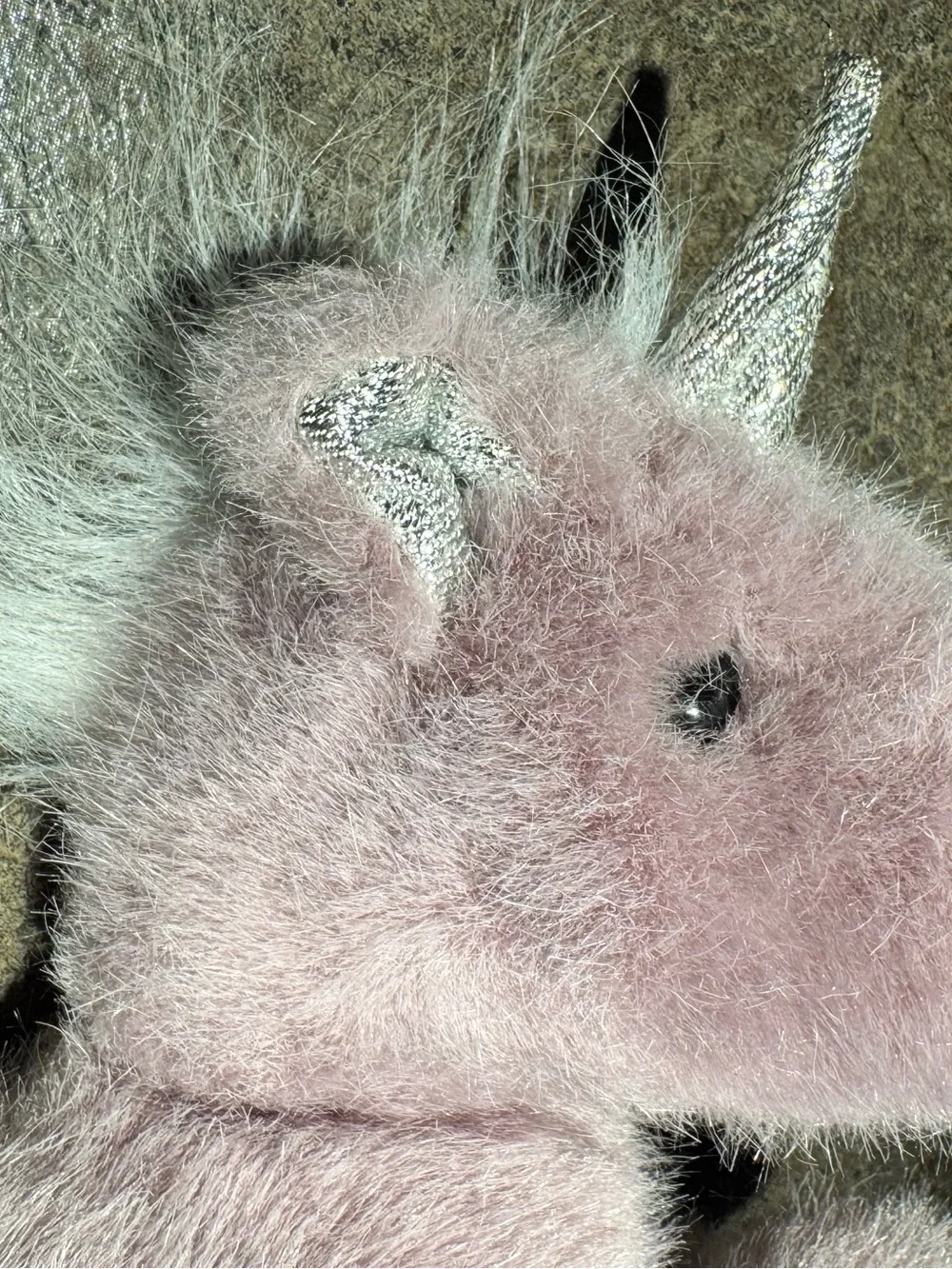1990 Dakin Plush Lilac Unicorn Stuffed Animal